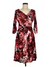 b-slim Print Red Cocktail Dress Size M (petite) - photo 1