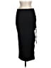 Shein 100% Polyester Solid Black Casual Skirt Size 8 - 10 - photo 2