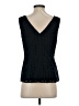 Ann Taylor Black Sleeveless Blouse Size 4 - photo 2
