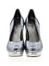 Guess Metallic Silver Gray Heels Size 7 1/2 - photo 2
