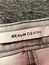 REALM DENIM Stripes Gray Jeans Size 29 waist - photo 7