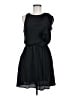 BCBGeneration 100% Polyester Solid Black Cocktail Dress Size 8 - photo 1
