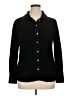 River Island 100% Polyester Black Long Sleeve Blouse Size 14 - photo 1