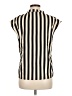 Unbranded Stripes Ivory Sleeveless Blouse Size M - photo 2