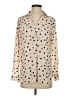 Ann Taylor Polka Dots Ivory Long Sleeve Blouse Size XS - photo 1