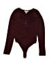 Eye Candy Burgundy Bodysuit Size L - photo 1