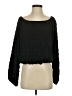 Peach Love Black Long Sleeve Blouse Size S - photo 1
