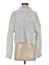 LBLC The Label Solid Silver Turtleneck Sweater Size XS - photo 1