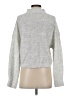 LBLC The Label Solid Silver Turtleneck Sweater Size XS - photo 2