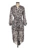 J.Crew Paisley Gray Casual Dress Size 0 - photo 1