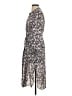 J.Crew Paisley Gray Casual Dress Size 0 - photo 5
