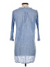 J.Crew Blue 3/4 Sleeve Blouse Size XXS - photo 2