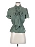 Stone Cold Fox Green Short Sleeve Blouse Size XS (0) - photo 1