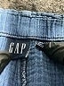 Gap 100% Cotton Chevron-herringbone Blue Shorts Size XL - photo 3