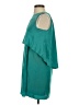 Tibi 100% Silk Solid Teal Cocktail Dress Size 0 - photo 5