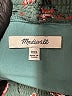 Madewell 100% Polyester Floral Teal Sleeveless Blouse Size XXS - photo 7
