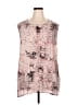 Jennifer Lopez 100% Polyester Pink Sleeveless Blouse Size 2X - photo 1