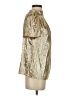Shein Metallic Gold Short Sleeve Blouse Size 4 - photo 4