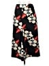 Topshop 100% Polyester Floral Black Casual Skirt Size 2 - photo 1