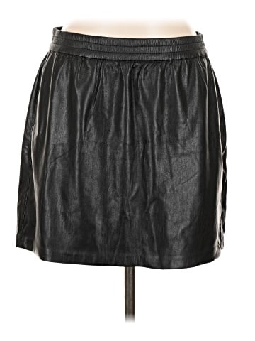 Babaton Faux Leather Skirt (view 1)