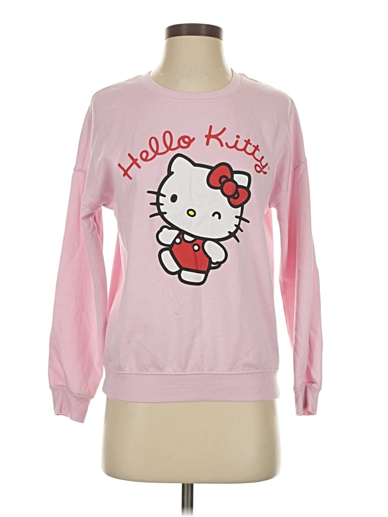 Pre-owned Hello Kitty Sweatshirt In Pink