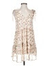 Olivaceous 100% Polyester Floral Ivory Casual Dress Size S - photo 1