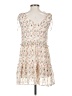 Olivaceous 100% Polyester Floral Ivory Casual Dress Size S - photo 2
