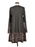 Aryeh 100% Polyester Paisley Gray Casual Dress Size M - photo 2
