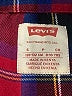 Levi's Plaid Burgundy Long Sleeve Button-Down Shirt Size 8 - 10 - photo 3