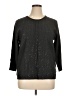 Assorted Brands Metallic Gray Cardigan Size 1X - photo 1