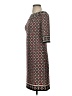 Max Studio Argyle Black Casual Dress Size S - photo 5
