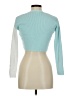 Twik Color Block Teal Long Sleeve Top Size M - photo 2
