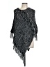 Express 100% Acrylic Black Poncho One size - photo 1