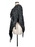Express 100% Acrylic Black Poncho One size - photo 5