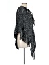 Express 100% Acrylic Black Poncho One size - photo 4