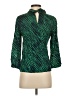 Boden 100% Polyester Green 3/4 Sleeve Blouse Size 2 - photo 2