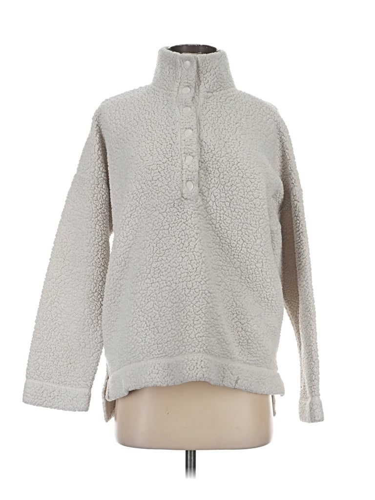 Pre-owned Aerie Pullover Sweater In White