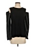 BCBGMAXAZRIA Black Long Sleeve Top Size XS - photo 1