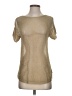MICHAEL Michael Kors Tan Short Sleeve Top Size XXS - photo 1
