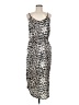 Unbranded 100% Polyester Animal Print Silver Cocktail Dress Size M - photo 1
