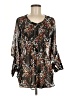 Daniel Rainn Black 3/4 Sleeve Blouse Size M - photo 1
