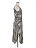 Unbranded 100% Polyester Animal Print Silver Cocktail Dress Size M - photo 4