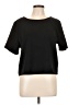 AndTheWhy Black Short Sleeve Top Size L - photo 1