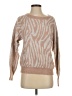 Rebecca Taylor Animal Print Tan Pullover Sweater Size S - photo 1