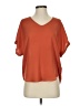 Alya 100% Polyester Orange Short Sleeve Top Size XS - photo 1
