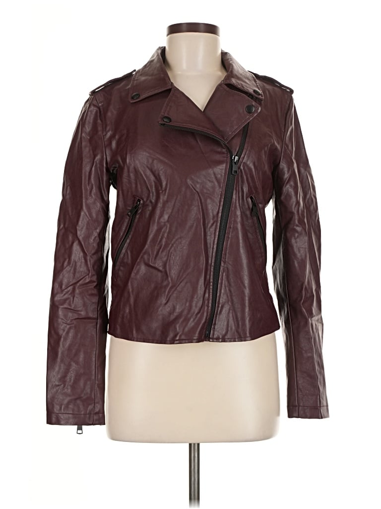 Pre-owned Bagatelle Jacket In Burgundy