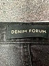 Denim Forum 100% Cotton Black Jeans Size 24 waist - photo 7