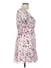 A. Byer 100% Polyester Floral Pink Cocktail Dress Size L - photo 4