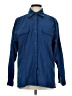 Austin Clothing Co. 100% Polyester Solid Blue Long Sleeve Blouse Size M - photo 1