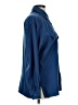 Austin Clothing Co. 100% Polyester Solid Blue Long Sleeve Blouse Size M - photo 4